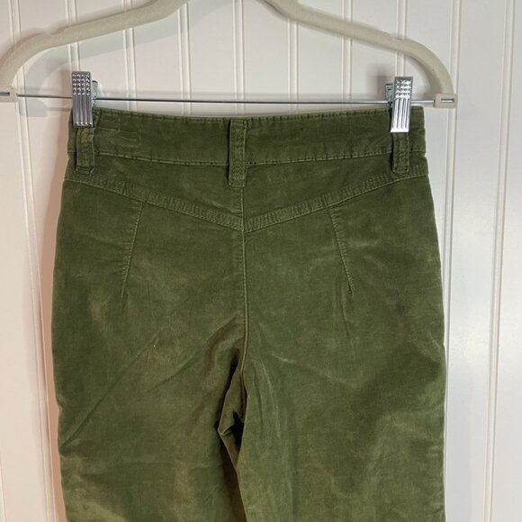 Free People Olive Green Corduroy Pants Size 0 - Picture 10 of 16